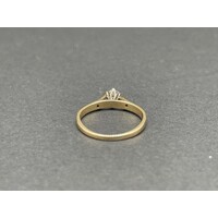 Ladies 18ct Yellow Gold Diamond Ring (Pre-Owned)