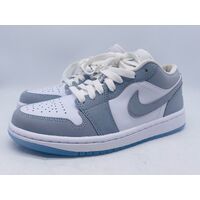 Nike Women's Air Jordan 1 Low Shoe White Wolf Grey DC0774-105 Size 5.5 US