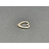 Ladies 9ct Yellow Gold Heart Pendant