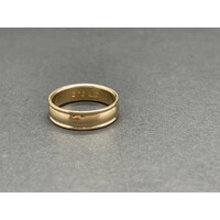 Unisex 9ct Yellow Gold Wedding Band Ring