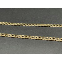 Unisex 9ct Yellow Gold Curb Link Necklace