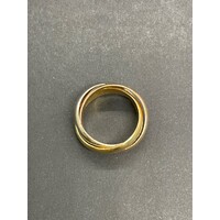 Ladies 18ct Three Tone Gold 3 in 1 Ring