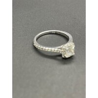 Ladies 18ct White Gold Diamond Engagement Ring