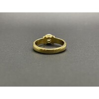 Ladies 18ct Yellow Gold Diamond Ring