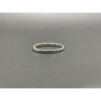 Ladies 18ct White Gold Diamond Band Ring