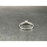 Ladies 18ct White Gold Diamond Engagement Ring