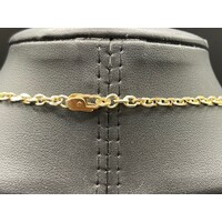 Ladies 14ct Yellow Gold Cable Link Necklace