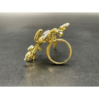 Ladies 18ct Yellow Gold Fancy Design Ring