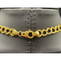 Ladies 22ct Yellow Gold Fancy Link Necklace