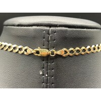 Men's 9ct Yellow Gold Curb Link Necklace