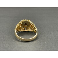 Unisex 18ct Yellow Gold Diamond Ring