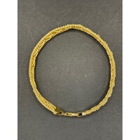 Ladies 9ct Yellow Gold Fancy Link Bracelet