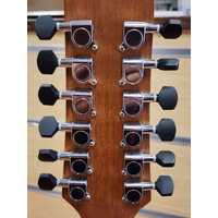 Martinez MNS-1512-SOP Natural Series 12 String Short Scale Semi Acoustic Guitar