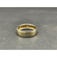 Unisex 9ct Two Tone Gold Diamond Ring