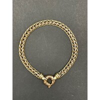 Ladies 9ct Yellow Gold Fancy Link Bracelet