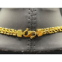 Ladies 21ct Yellow Gold Fancy Link Necklace