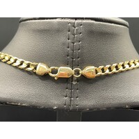 Men's 9ct Yellow Gold Tight Curb Link Necklace