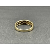 Men's 9ct Yellow Gold Solitaire Diamond Ring