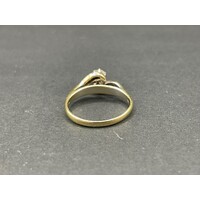 Ladies 18ct Yellow Gold Diamond Engagement Ring