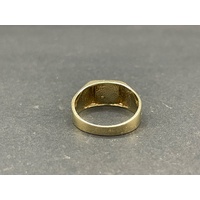 Mens 9ct Yellow Gold Ring