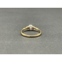 Ladies 18ct Yellow Gold Diamond Ring