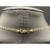 Men's 9ct Yellow Gold Curb Link Necklace