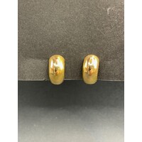 Ladies 18ct Yellow Gold Huggie Hoop Earrings