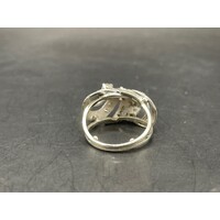 Ladies 18ct White Gold Diamond Ring