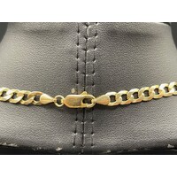 Men's 9ct Yellow Gold Curb Link Necklace