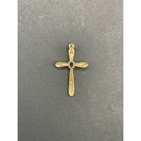 Ladies 9ct Yellow Gold Cross Pendant