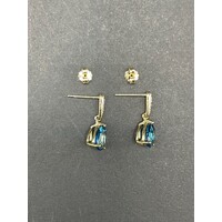 Ladies 9ct Yellow Gold Dangle Earrings