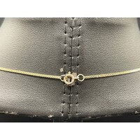 Ladies 9ct Yellow Gold Fancy Curb Link Necklace