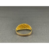 Ladies 21ct Yellow Gold Band Ring