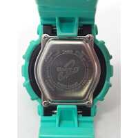 Casio Baby-G BA-111 Analogue Digital Rubber Strap Green Watch WR 10 Bar