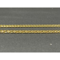 Men's 14ct Yellow Gold Double Curb Link Necklace