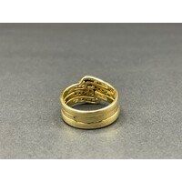 Ladies 18ct Yellow Gold Diamond Ring