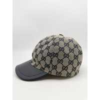 Gucci GG Pattern Logo Printing Splicing Baseball Cap Size L 56 Children’s Cap