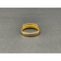 Ladies 22ct Yellow Gold Pattern Design Ring