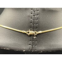 Ladies 9ct Yellow Gold Snake Link Necklace