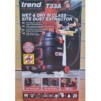 Trend Tool Technology Wet and Dry M Class Site Dust Extractor T33A