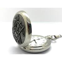 FOB Watch Box Scottish Piper Round Pocket Watch with Metal Strap with Box