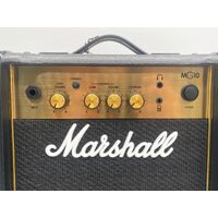 Marshall MG10 Gold 10W 6.5 Inch 2 Channel Practice Guitar Amplifier with Box