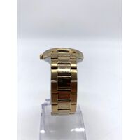 Tommy Hilfiger Gold Mens Stainless Steel Watch 5 Bar Water Resistant