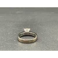 Ladies 18ct White Gold Diamond Engagement Ring