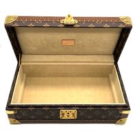 Louis Vuitton 8 Watch Case Brown Luxury Monogram Canvas with 2 Keys and COA