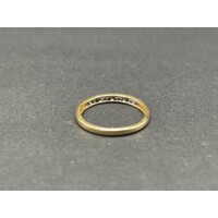 Ladies 14ct Yellow Gold Diamond Band Ring