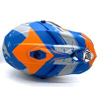 THH T710X Rage Matte Blue/Orange Youth Helmet Size L 51-52cm with Dust Bag