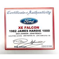 Biante Ford Falcon XE 1982 James Hardie 1000 Dick Johnson/John French 1:18 Car