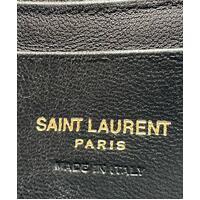 Saint Laurent Lou Mini Leather Shoulder Bag Dark Beige with Black Box