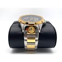 Versus Versace Mens Two Tone Stainless Steel Bracelet Watch VSP1M0421 with Box